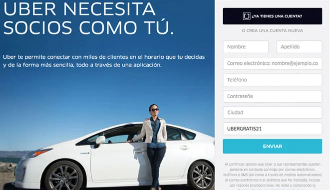 Ganar dinero conduciendo en Uber Perú