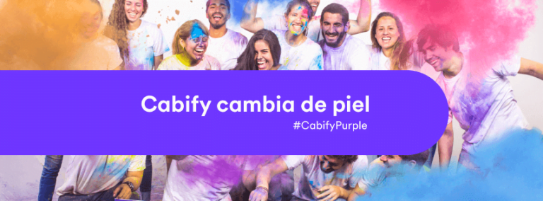 La nueva imagen de Cabify Purple