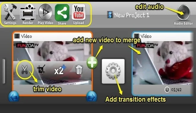 Aplicaciones para Editar Videos en Android