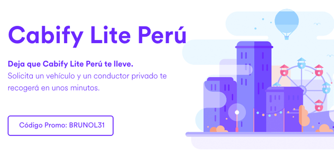 Código Promocional Cabify Lite Perú