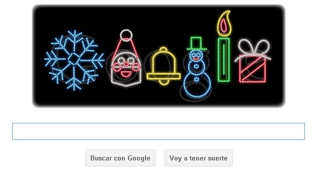 Feliz Navidad Desde Google Con Un Luminoso Doodle Navideño Con Melodía Incluida
