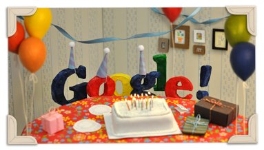 Google Celebra Su 13 Aniversario Con Un Doodle