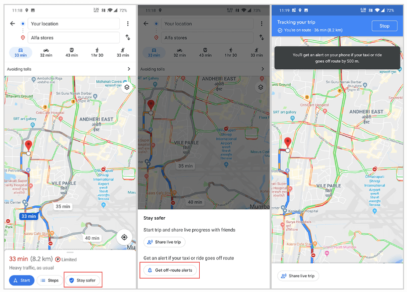 El Nuevo Google Maps Te Alerta Si El Taxista Toma Otra Ruta
