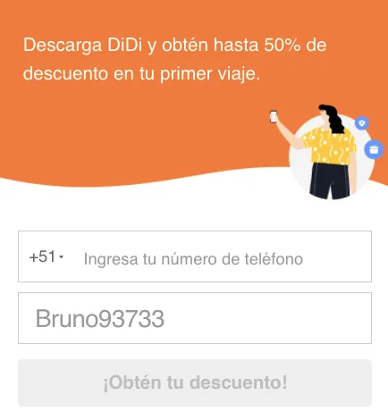 Código Promocional Didi Perú