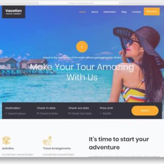 Plantillas WordPress para Agencia de Viajes