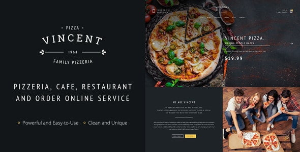 Restaurant Vincent WordPress Theme